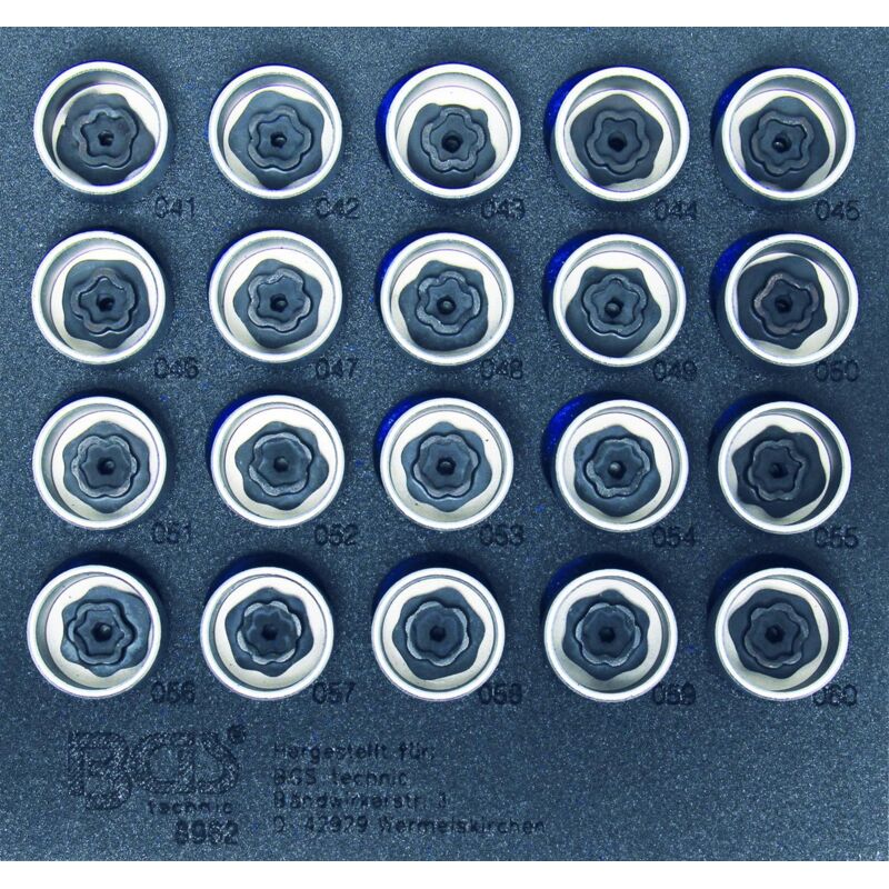 foto del prodotto set di bussole bgs technic per dadi bloccaruote bmw