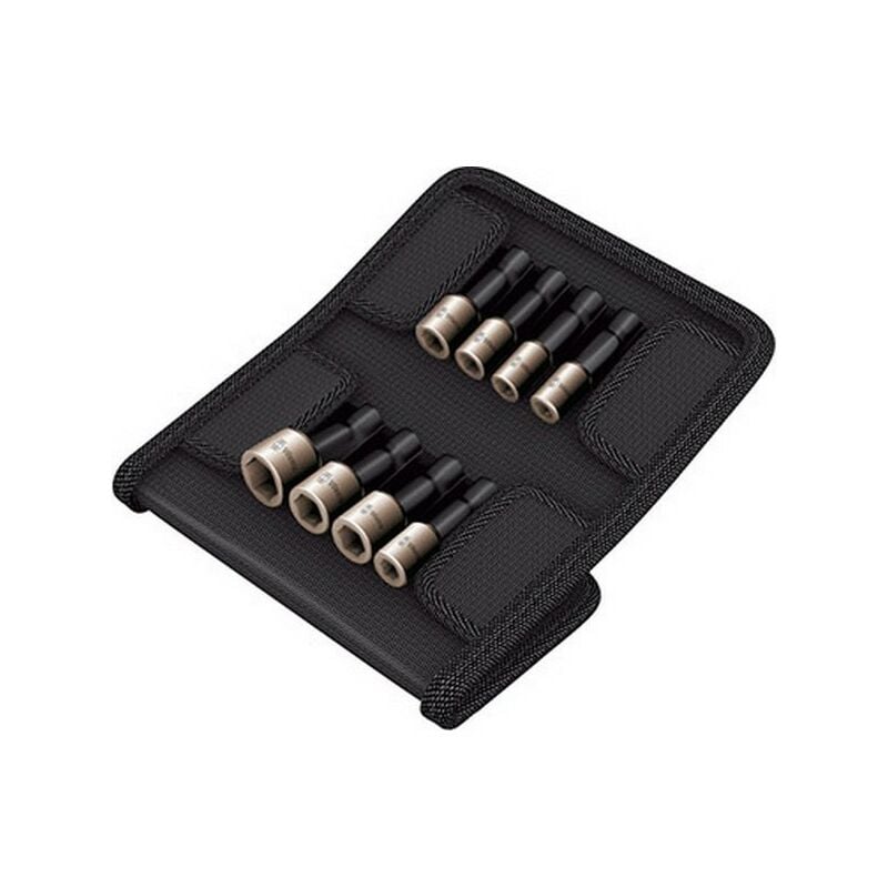 foto del prodotto set di bussole da 1 4 , a 50 mm di lunghezza, 8 parti contenuto 7 8 10 12 13 mm 1 4 3 8 5 16