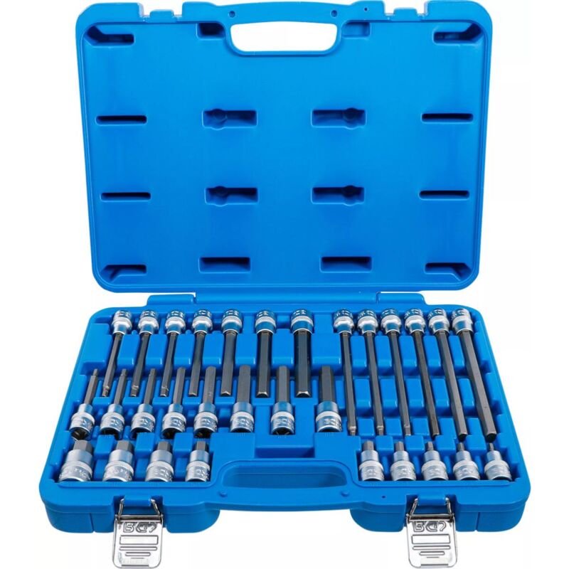 foto del prodotto set di bussole esagonali 1 2 maschio - 30 pz.