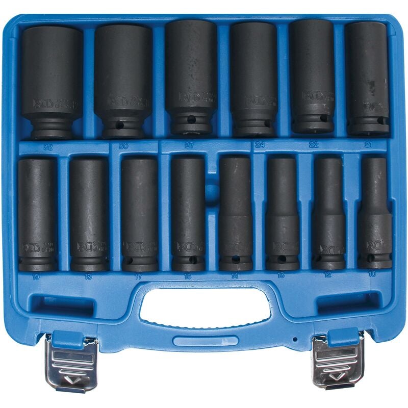 foto del prodotto set di bussole esagonali 12,5 mm 1 2 10 32 mm 14 pz.
