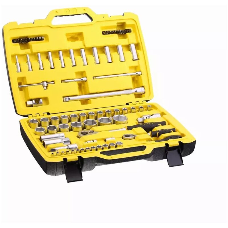 foto del prodotto set di bussole stanley da 1 4 e 1 2 set da 81 pezzi fmmt82826 1