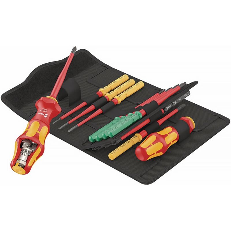 foto del prodotto set di cacciaviti 16 pezzi kraftform kompakt turbo i 1 tool finder
