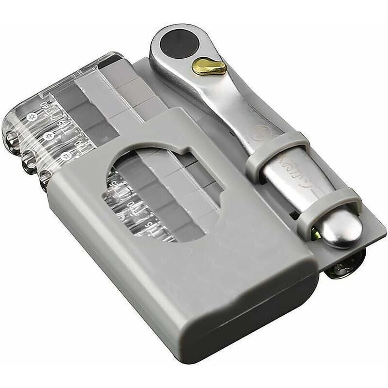 foto del prodotto set di cacciaviti a cricchetto micro ymyny da 12 pezzi con impugnatura reversibile e adattatore per montaggio mobili e riparazione auto (fo-9212c)