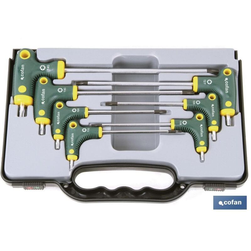 foto del prodotto set di cacciaviti a t 7 pezzi torx