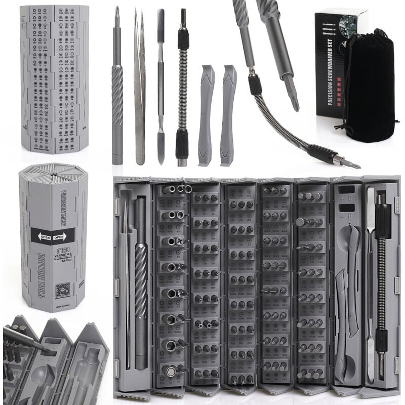 foto del prodotto set di cacciaviti di precisione 128 pz.