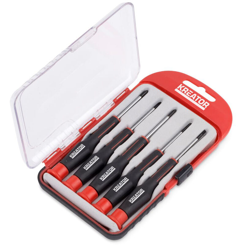 foto del prodotto set di cacciaviti di precisione kreator set 5pz