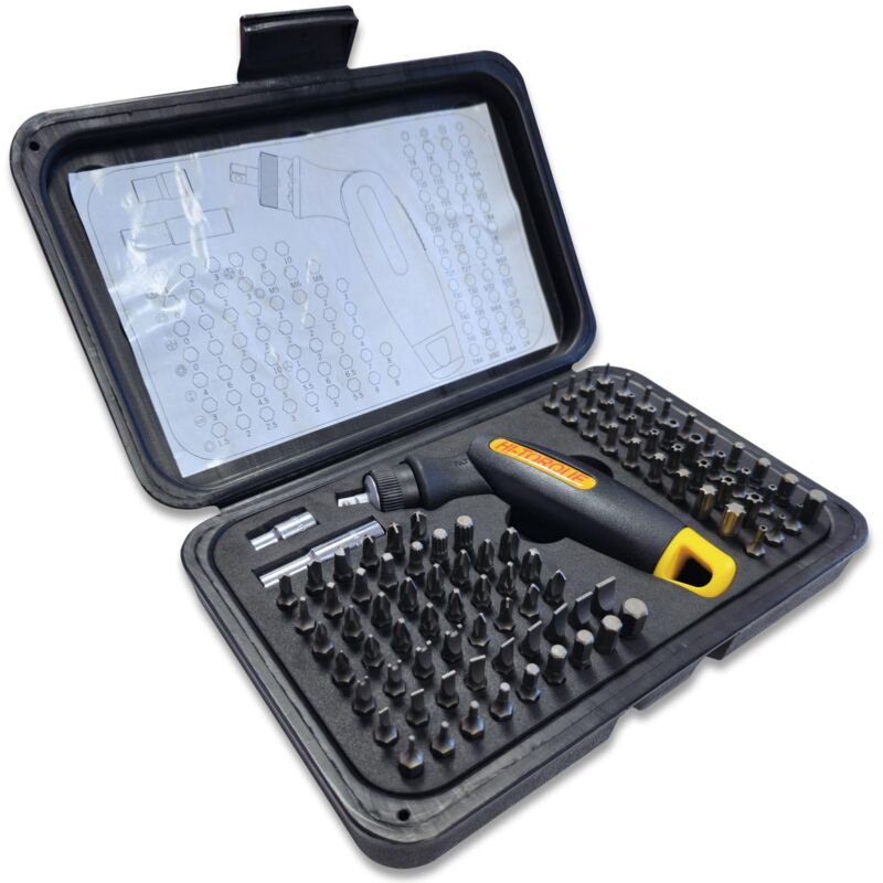 foto del prodotto set di cacciaviti e punte per cacciaviti - 98 pezzi