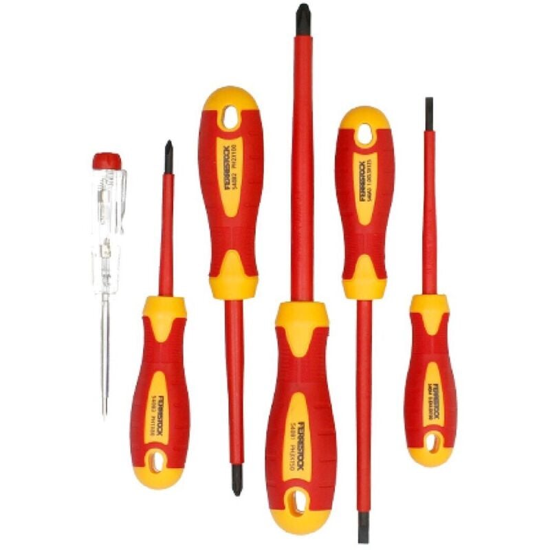 immagine 0 del prodotto set di cacciaviti ferrestock 6 pcs 
