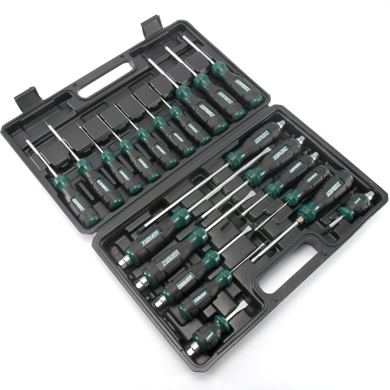 foto del prodotto set di cacciaviti phillips a una parola riparazione auto manutenzione domestica riparazione cono interno driver sei fiori fiore di prugna set da 21
