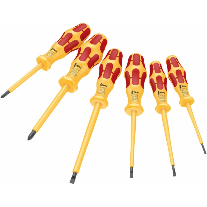 foto del prodotto set di cacciaviti wera kraftform vde 1060 i 1062 i 6, 6 pezzi ph sl