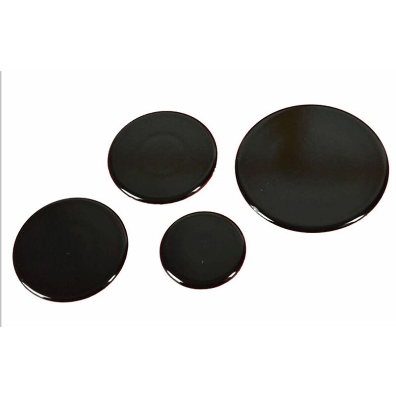 foto del prodotto set di cappucci bruciatore originali 4 pezzi piano cottura ariston hotpoint 4347714