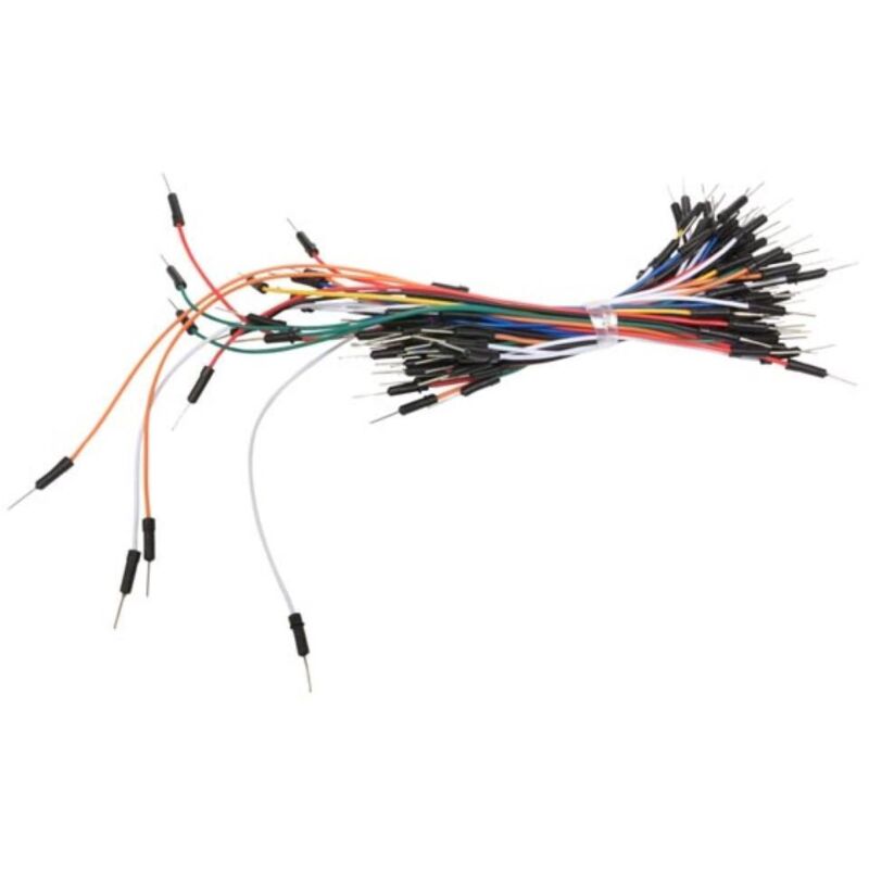 foto del prodotto set di cavi ponticello awg - un pin da maschio a maschio (65 pezzi)