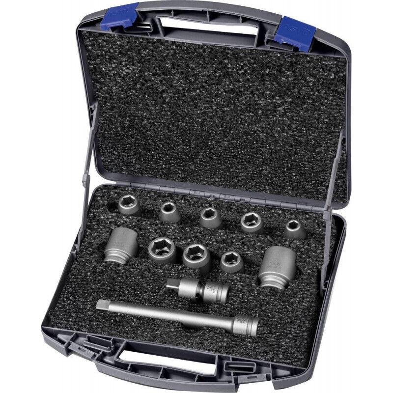 foto del prodotto set di chiavi a bussola kraft 720 sg 12 ol 12 pezzi, 1 2 pollice, esagono