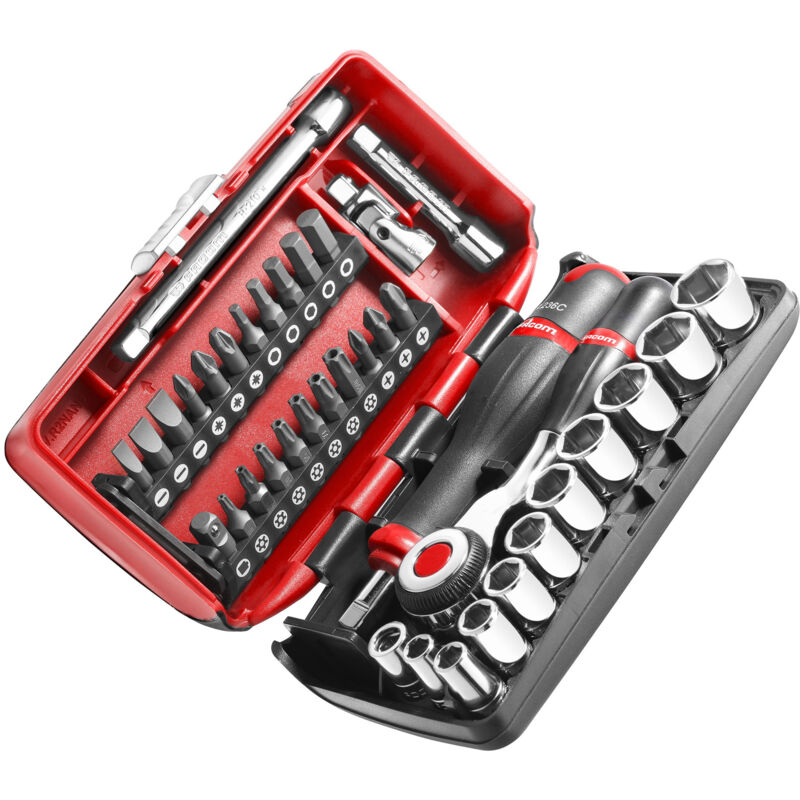foto del prodotto set di chiavi a cricchetto 1 4 quadro 38 utensili facom r.360nanopb