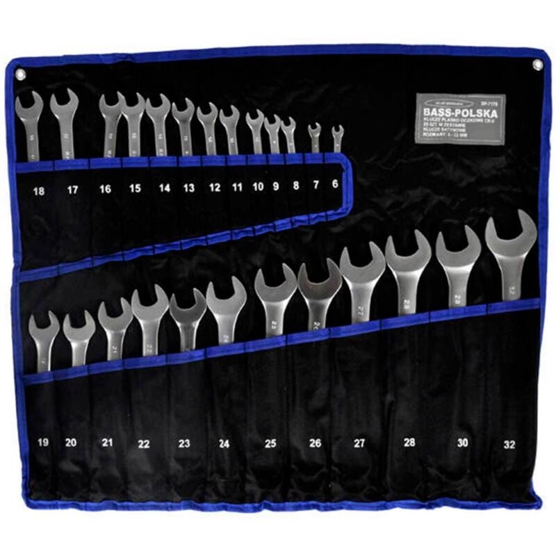 foto del prodotto set di chiavi a forchetta 6 - 32 mm, 25 pezzi.