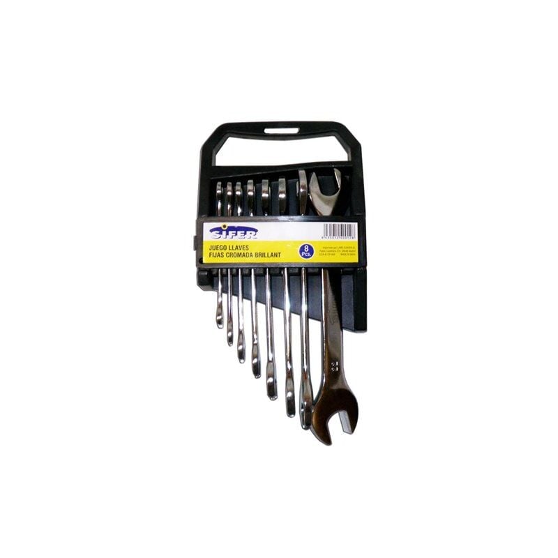 foto del prodotto set di chiavi fisse cromate 8 unit 6 22 bjt190