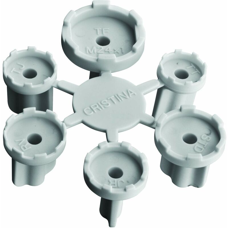 foto del prodotto set di chiavi per smontaggio aeratori rubinetteria silfra criac60200 chiave