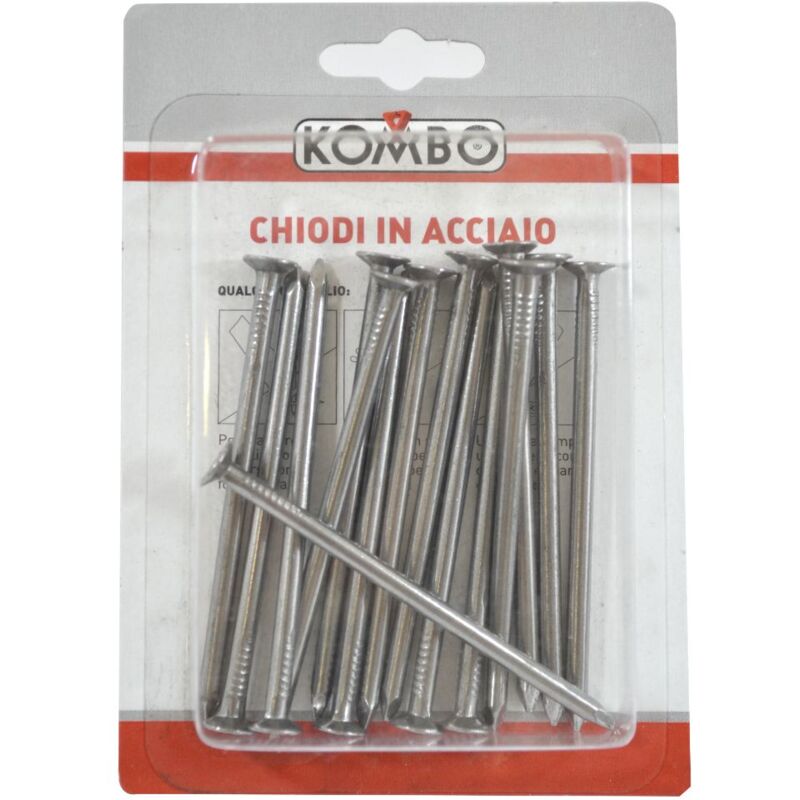 foto del prodotto set di chiodi con testa piatta carpenteria 3,5 x 70 grezzi 75