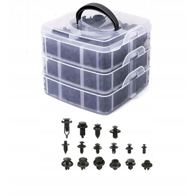 foto del prodotto set di clips universali per rivestimenti auto 620 pz