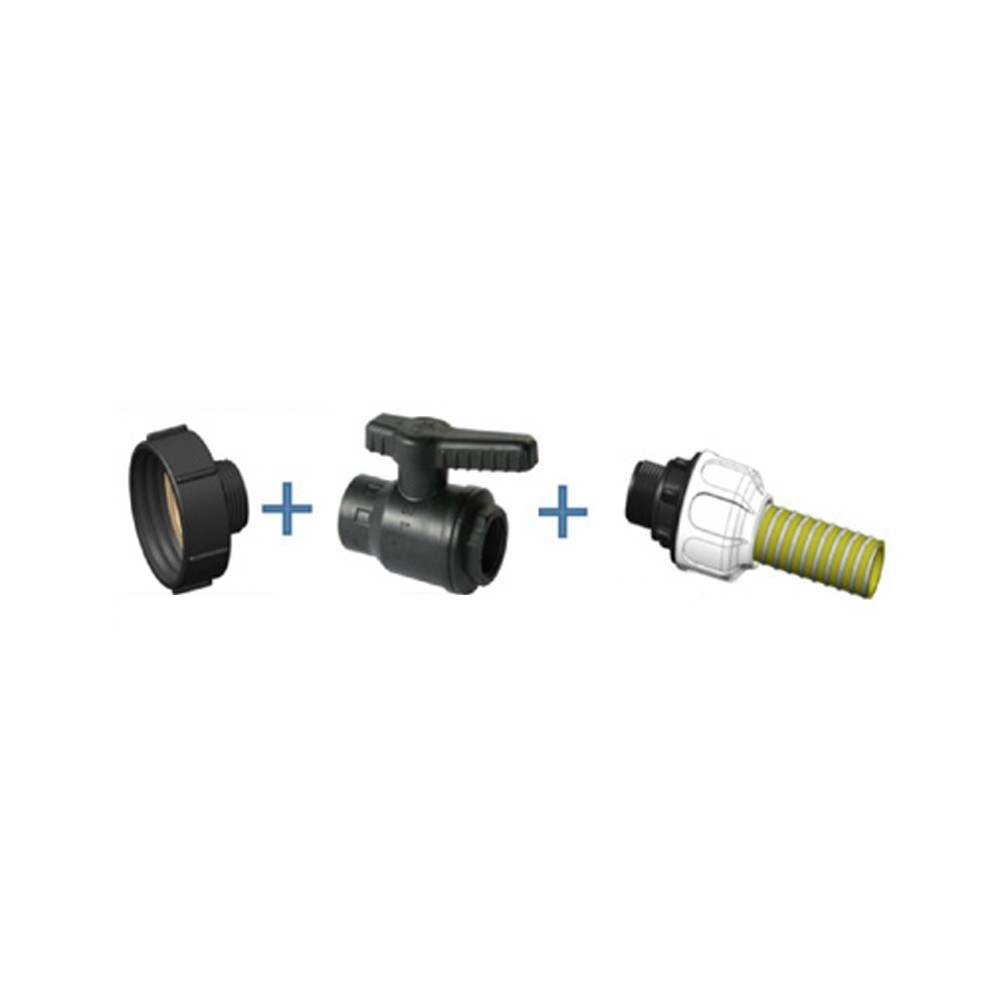 foto del prodotto set di collegamento a contenitori ibc con guarnizione in epdm 1 quot s60x6 1 quot m x 1 quot x25
