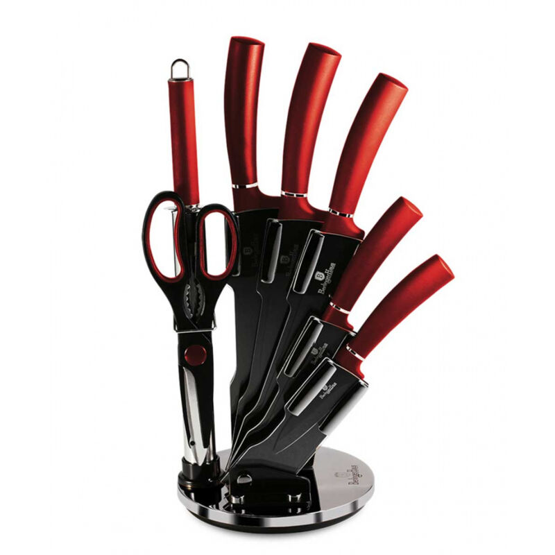 foto del prodotto set di coltelli berlinger haus bh 2562 con supporto