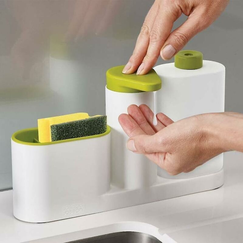 foto del prodotto set di contenitori per dispenser di sapone vassoio per la pulizia accessori per la cucina