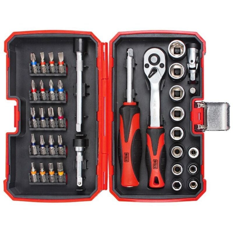 foto del prodotto set di cricchetti stein cr-v 38 pezzi