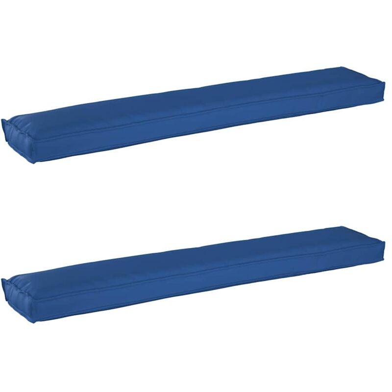 foto del prodotto set di cuscini per pallet 2 pcs blu reale 200 x 40 x 8 cm vidaxl