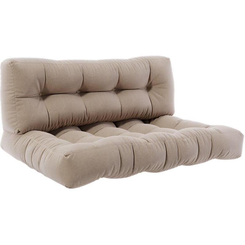foto del prodotto set di cuscini per pallet flocken, sabbia, 120 x 80 cm 2 parti vicco