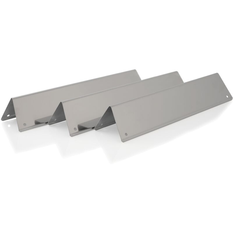 foto del prodotto set di diffusori a fiamma in acciaio inox 3 pezzi 38,8 x 8,7 cm aroma rail bbq toro