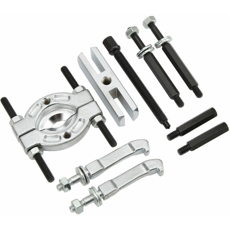 foto del prodotto set di estrattori per cuscinetti, set di estrattori per ingranaggi e separatori per cuscinetti da 9 pezzi, set di utensili universali per la