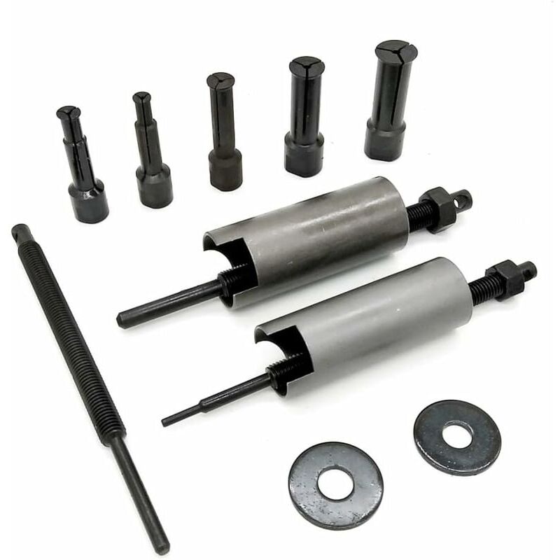 foto del prodotto set di estrattori universali per movimento centrale di motociclette, set di estrattori per cuscinetti da 5 pezzi, utensile per frizione, set di