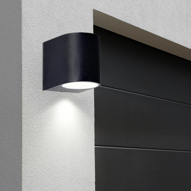 foto del prodotto set di faretti da parete per esterni, con lampadina a led inclusa.