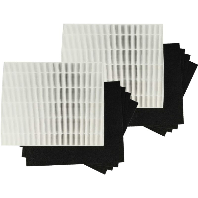 foto del prodotto set di filtri 10 pezzi sostituisce winix 123050, 15hc, wrf15 hc per purificatore d aria filtro ai carboni attivi, filtro hepa vhbw