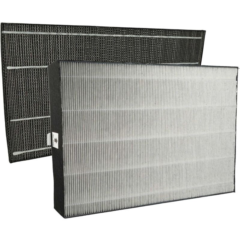 foto del prodotto set di filtri 2 pezzi hepa 13 compatibile con sharp kc a60euw purificatore d aria filtro ai carboni attivi, filtro hepa vhbw