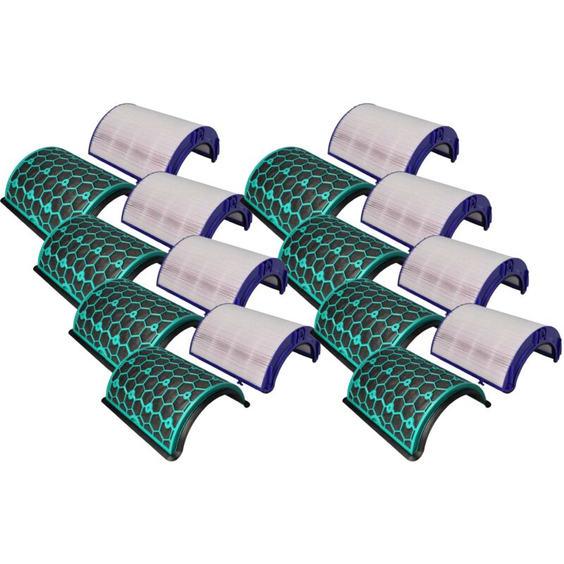 foto del prodotto set di filtri compatibile con dyson pure cool cryptomic tp06 purificatore d'aria - filtro ai carboni attivi, filtro hepa - vhbw