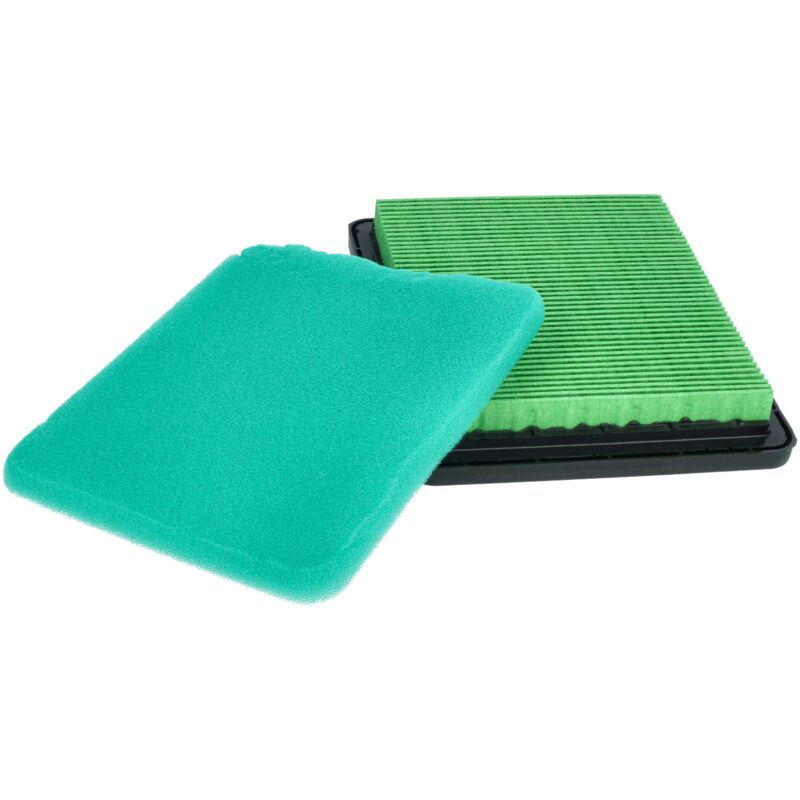 foto del prodotto set di filtri compatibile con honda hru19k1, hru19m1, hru19r, hru19r1, hru217 scarificatore, tagliaerba - 1x filtro dell'aria, 1x pre-filtro - vhbw