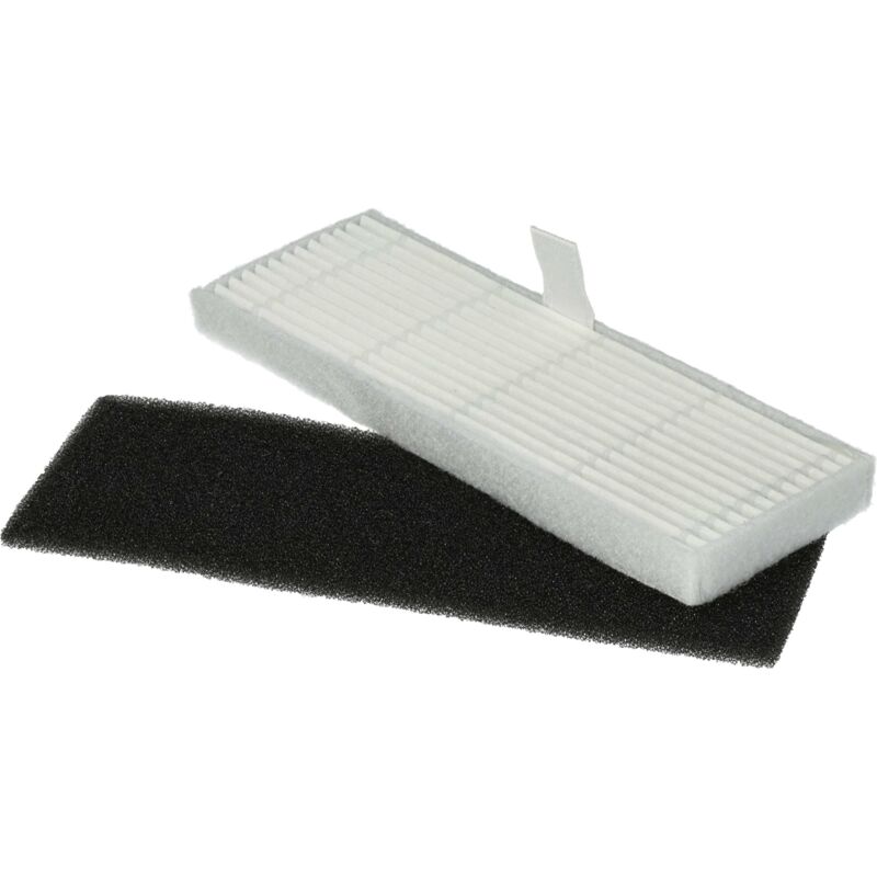 foto del prodotto set di filtri compatibile con proscenic m7 pro aspiratore 2x filtro di ricambio filtro polveri fini, filtro di spugna vhbw