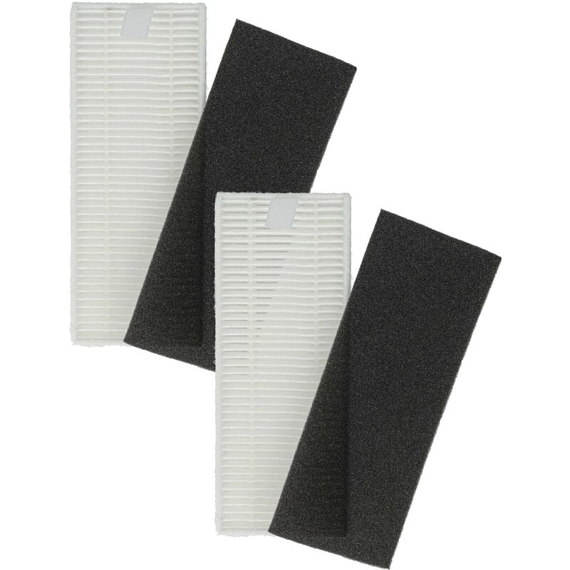 foto del prodotto set di filtri compatibile con rowenta smart force essential rr6943wh aspiratore - 4x filtro di ricambio filtro, filtro in spugna - vhbw