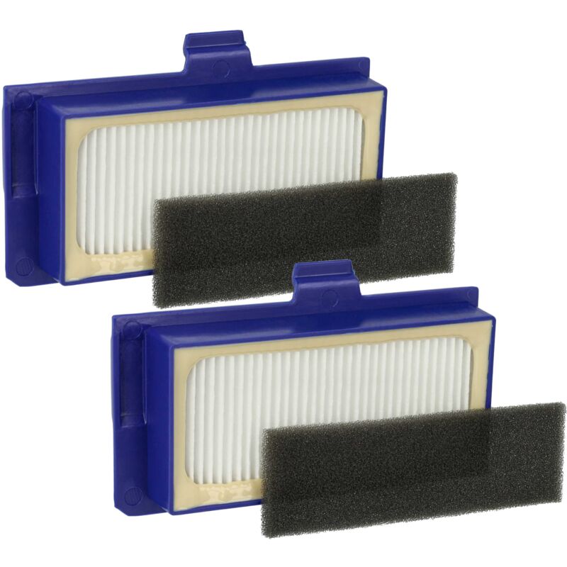 foto del prodotto set di filtri compatibile con rowenta smart force extreme aspiratore 4x filtro di ricambio filtro hepa, filtro in spugna vhbw