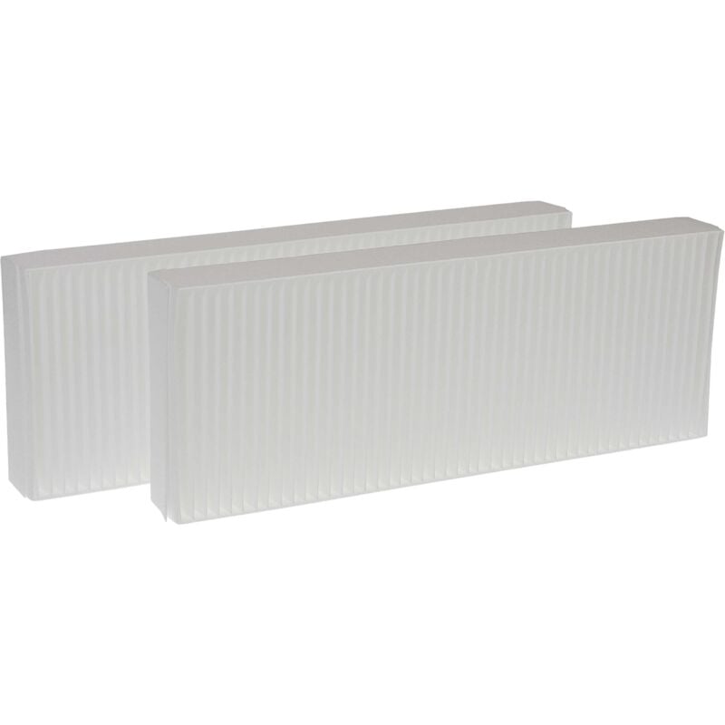 foto del prodotto set di filtri compatibile con zehnder paul novus 300, 450 sistema di ventilazione filtri dell aria g4 f7 2 pezzi , 48 x 18 x 10 cm, bianco vhbw