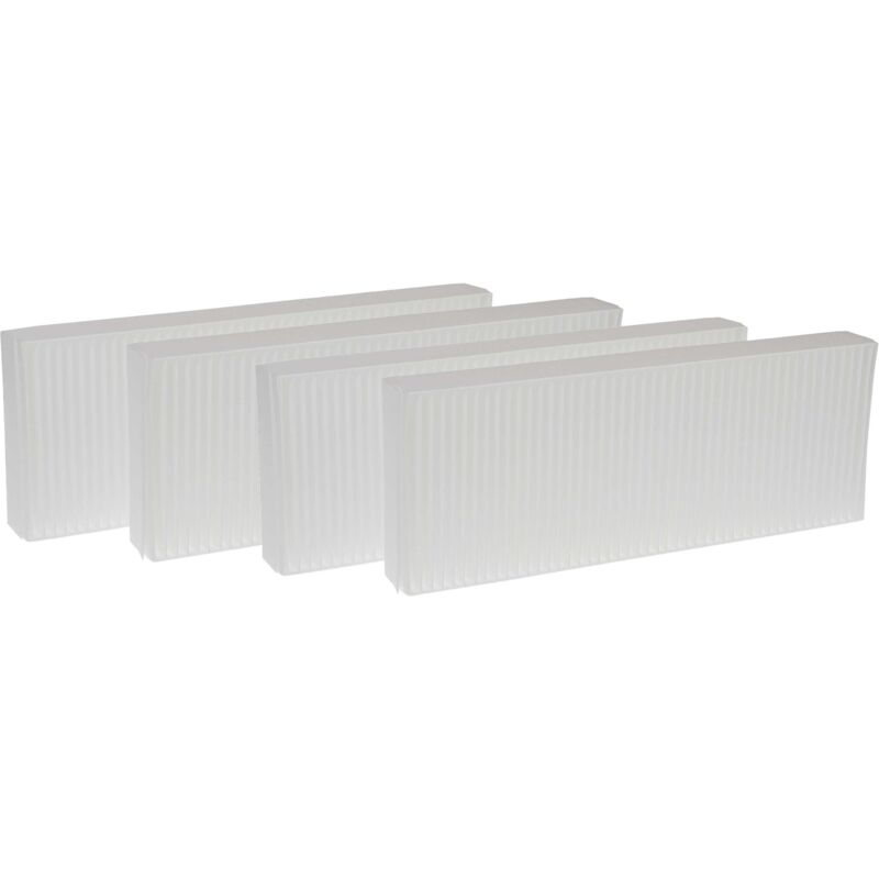foto del prodotto set di filtri compatibile con zehnder paul novus 300, 450 sistema di ventilazione filtri dell aria g4 f7 4 pezzi , 48 x 18 x 10 cm, bianco vhbw
