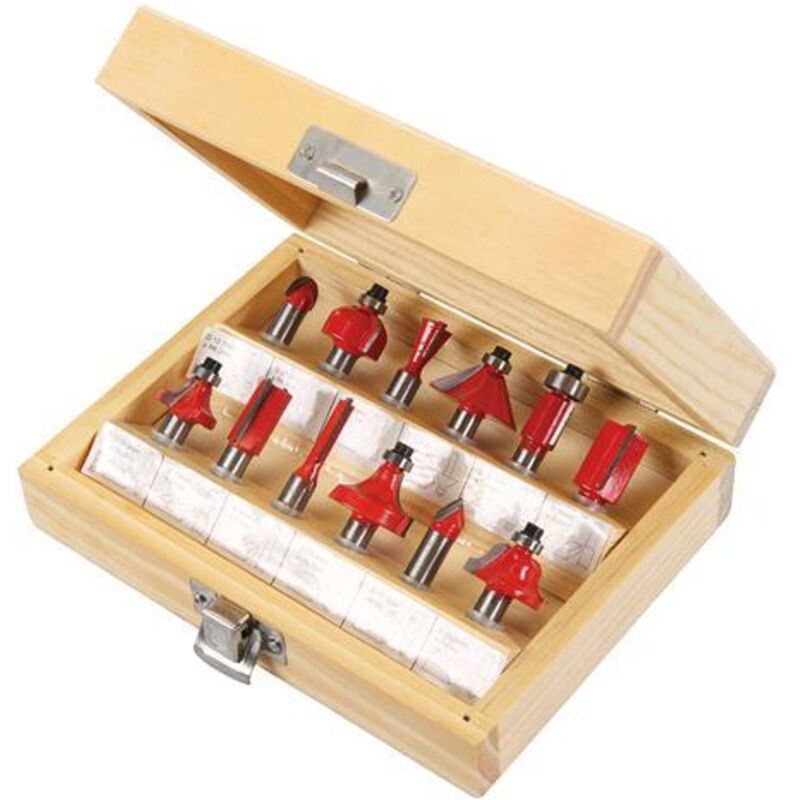 foto del prodotto set di frese tct 8 mm 12 p.zi 8 mm