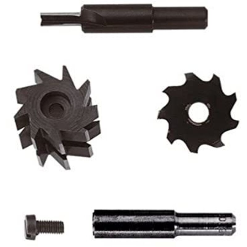 foto del prodotto set di frese universali ws, 4 pezzi, 3254000fresa ws in acciaio per utensili per la fresatura di legno duro e dolce - wolfcraft