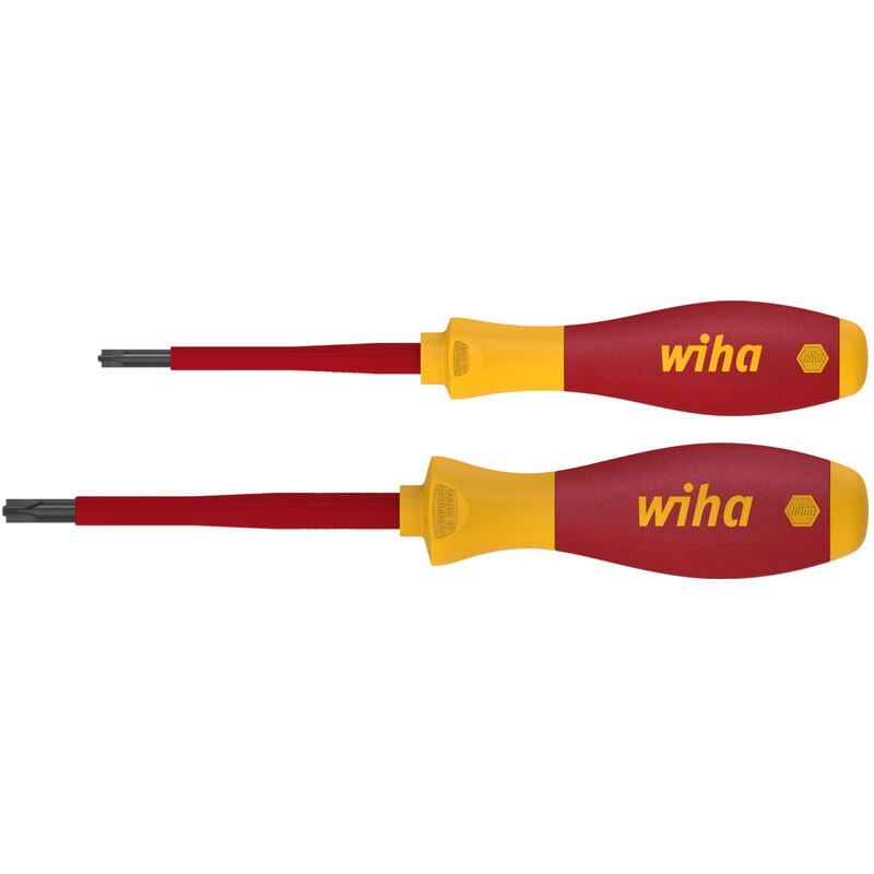 foto del prodotto set di giravite softfinish electric positivo negativo phillips, 2 pz. 32281 wiha