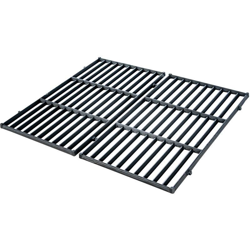foto del prodotto set di griglie per grigliare nero 44,5x26 cm