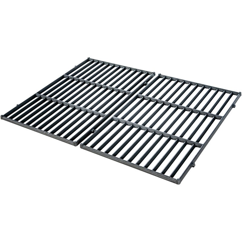 foto del prodotto set di griglie per grigliare nero 44,5x30,3 cm
