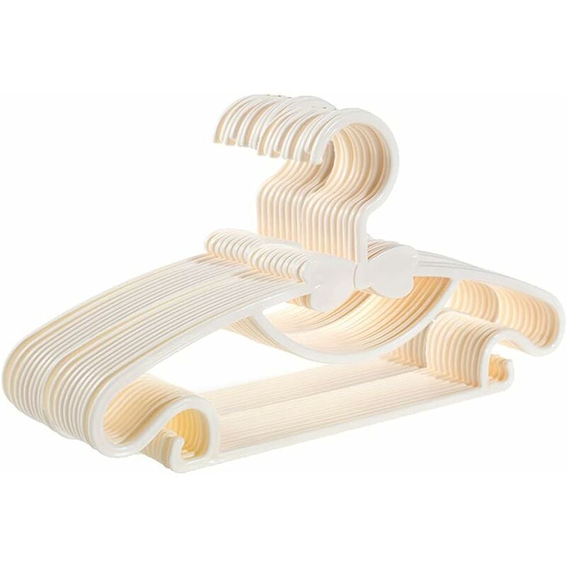 foto del prodotto set di grucce per vestiti per bambini appendiabiti salvaspazio appendiabiti a catena per vestiti per bambini, guardaroba, armadio, vestiti 20 pezzi