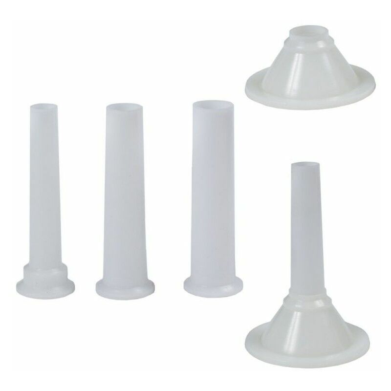 foto del prodotto set di imbuti in plastica per tritacarne n. 10 12 4 pezzi 