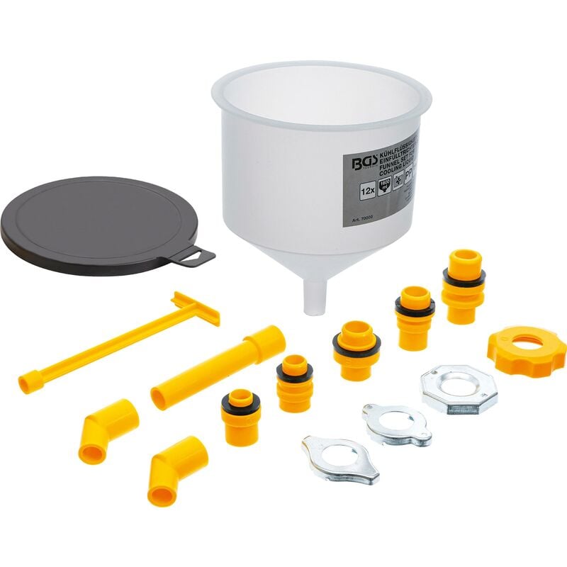 foto del prodotto set di imbuti per rabbocco liquido refrigerante 12 pz.